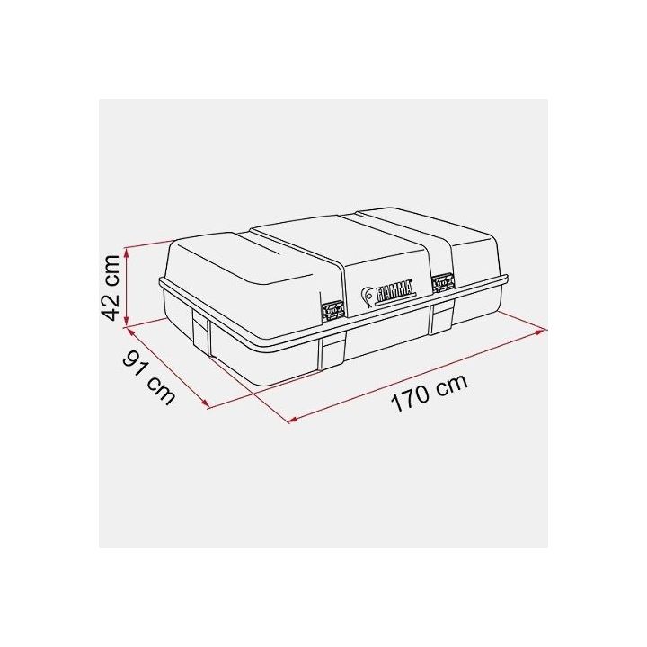 Caja de techo ULTRA-BOX 3 520 litros Fiamma