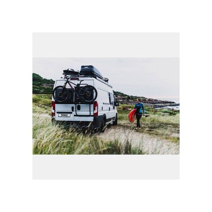 Porte-vélos Van Elite XT Noir THULE pour Peugeot Boxer depuis 2007 avec doubles portes