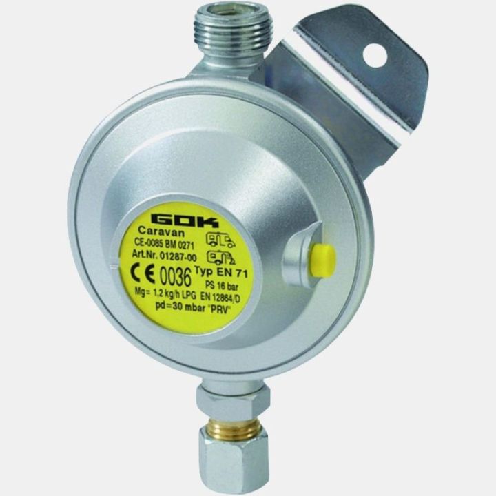 Regulador de presión de gas de baja presión 30 mbar tipo EN71