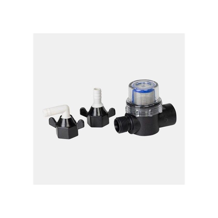 Pompe à membrane 7l min 1.4 bar 12V CARBEST avec pré-filtre