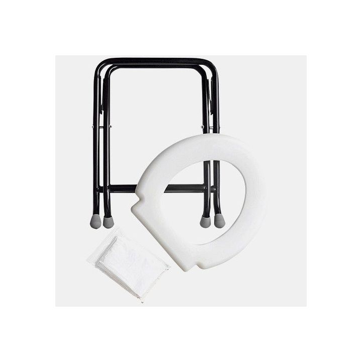 Foldable toilet and camping furniture