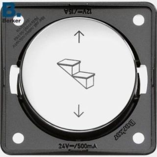 Interrupteur de marchepieds chromé brillant 12V/24V Integro BERKER
