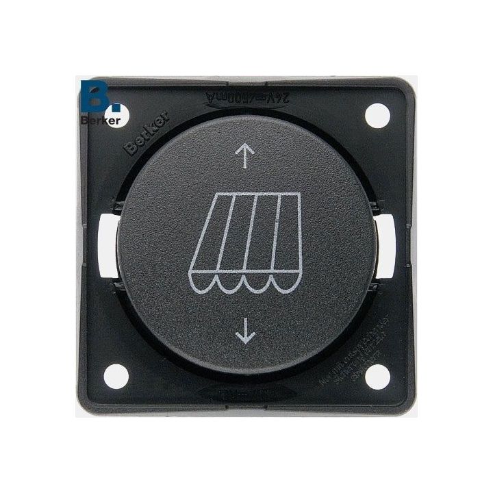 Interrupteur de store anthracite 12V/24V Integro BERKER