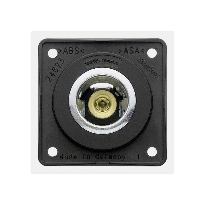 Prise 12 V gris anthracite Ø 21 mm BERKER