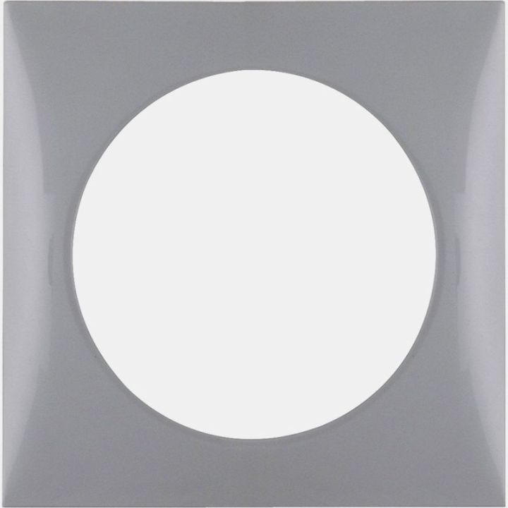 Cache vis simple chromé mat Integro Berker
