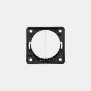 BERKER dubbele schakelaar wit 12V/230V Integro