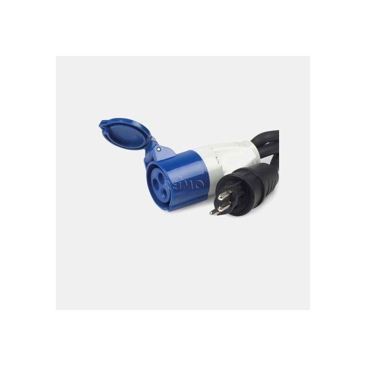 Adaptateur mâle Suisse/ Femelle CEE17 l/ 1.5 m