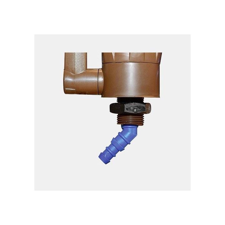 Robinet rabattable eau froide nickel mat DELUXE REICH