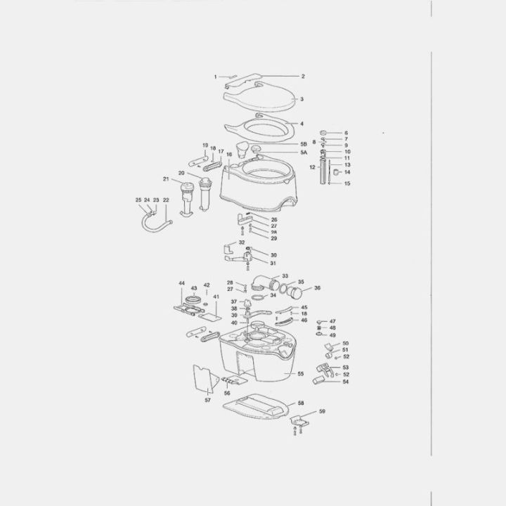 Pompe electrique pour WC Porta Potti 565P Thetford - 92402