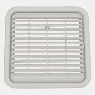 Griglia di ventilazione in plastica 215x215 mm grigia