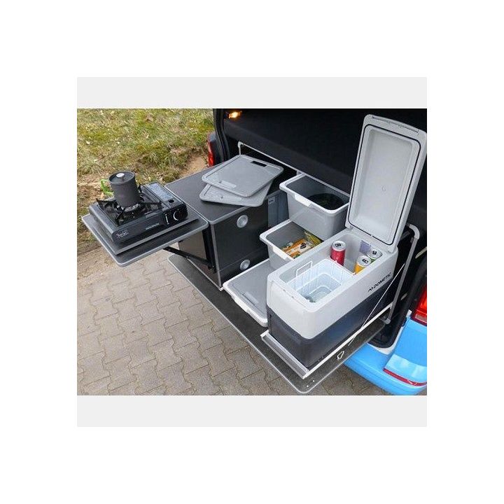 Módulo de cocina OutdoorBox L 118x60x80 cm para furgonetas y monovolúmenes