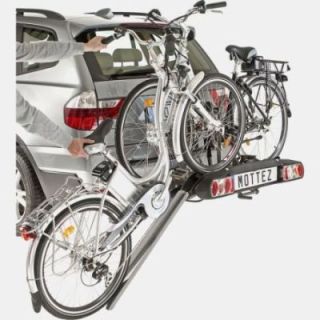 Fahrradträger auf Anhängerkupplung 2 Elektrofahrräder Zeus-V2 A028P2  Mottez