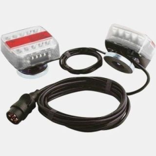 Complete magnetic LED lighting - 2 multi-position lights and power cable