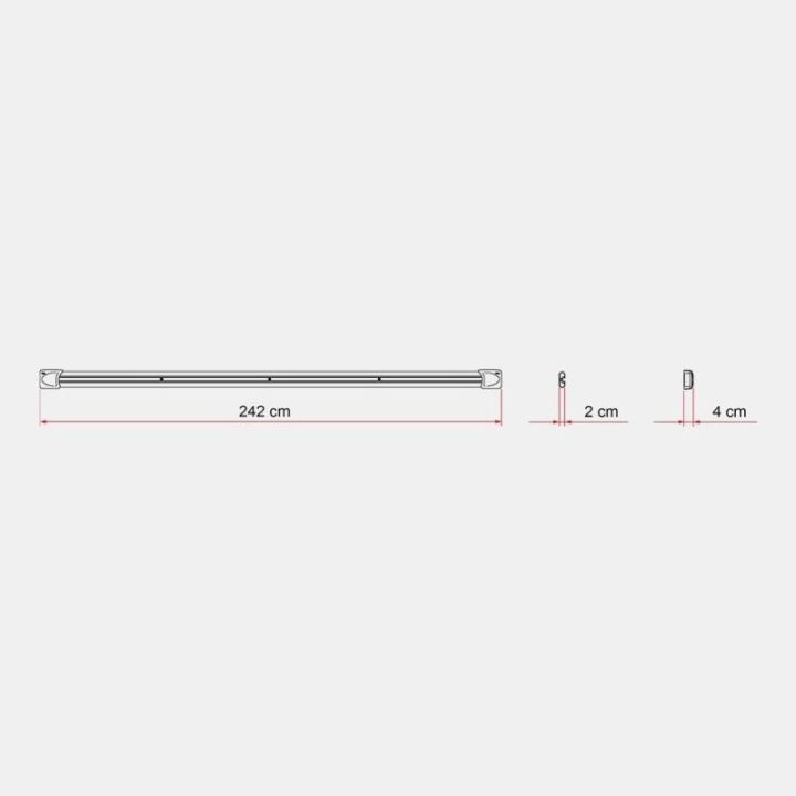 Joint d'étanchéité DUST GUARD pour barre FIXING BARS Fiamma