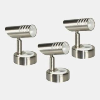 Spot orientable sur pied à led 1W - métal chromé brossé - 95x55x100 mm - interrupteur