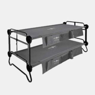 Lits de camp gris anthracite DISC-O-BED XL - superposables -Taille XL