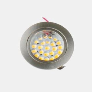 Faretto fisso da incasso a LED 1.7W 12 V - finitura in acciaio inossidabile spazzolato