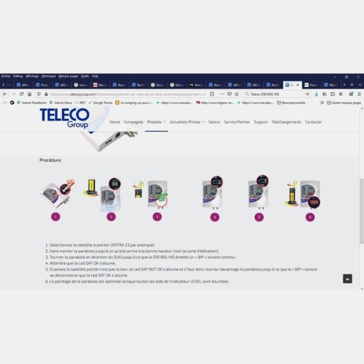 DSF90E Apontador de Satélite HD TELECO