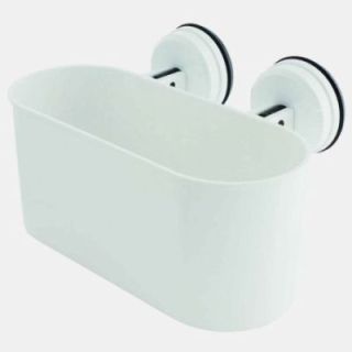 White double container - suction cup attachment
