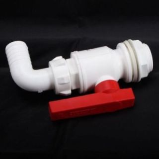 Válvula de drenagem Saída angular de 1/4 de volta Ø 30 mm