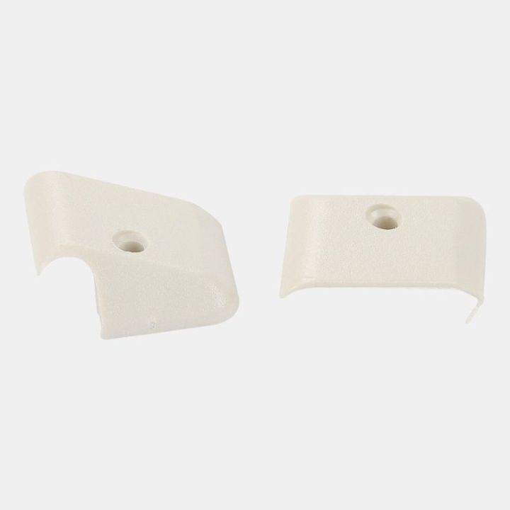 Embouts de profil d'auvent blanc 249  - la paire
