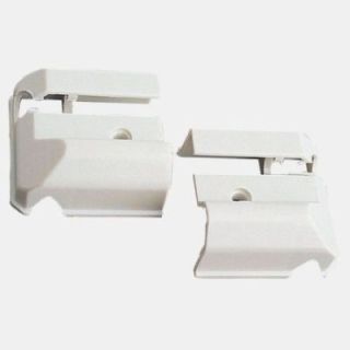 Embouts de profil charnière 36 mm blanc Parapress - la paire