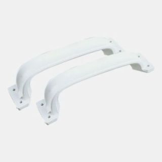 Conjunto de 2 puxadores brancos de 180 mm Chantal