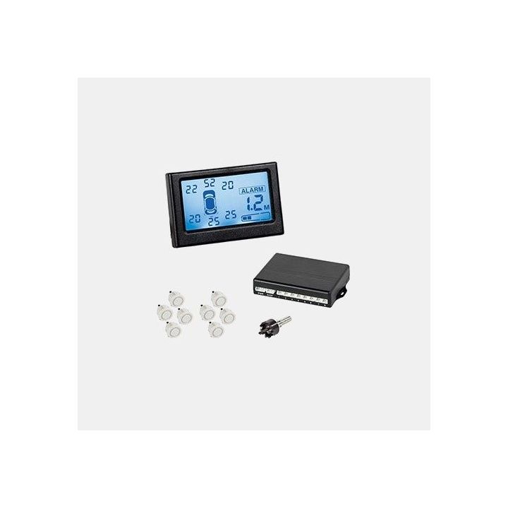 Radar de recul filaire avec afficheur LCD & 8 capteurs VECHLINE