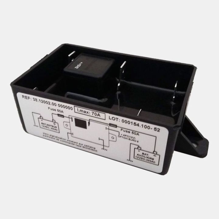 Acoplador de aislamiento de baja capacidad 50A/maxi 70A SCHEIBER -12V- 1 batería
