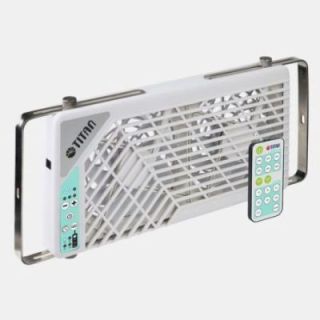 Ventilador doble TITAN 12V para claraboya - Mando a distancia