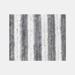 Rideau anti insecte chenillé 185x120 mm pour fourgon - Gris blanc