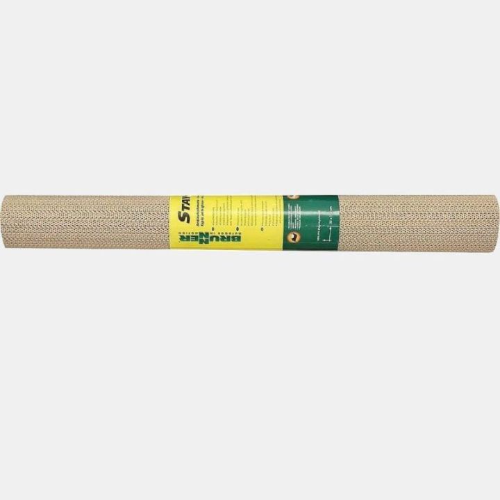 Tappetino antiscivolo beige 150x30 cm