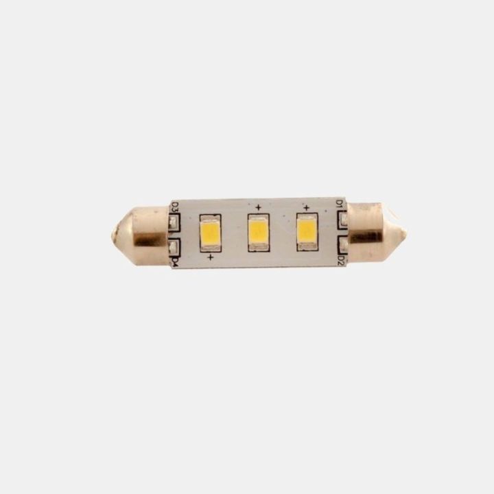 Ampoule navette C5W LED 37mm 10-30 Volts