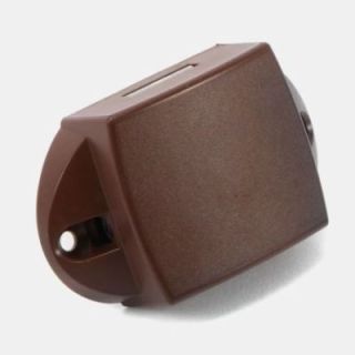 Boitier serrure push-lock marron - version avec encoches