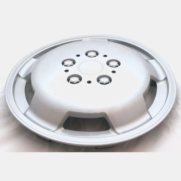 Kit de 4 enjoliveurs 15 "silver" Milenco
