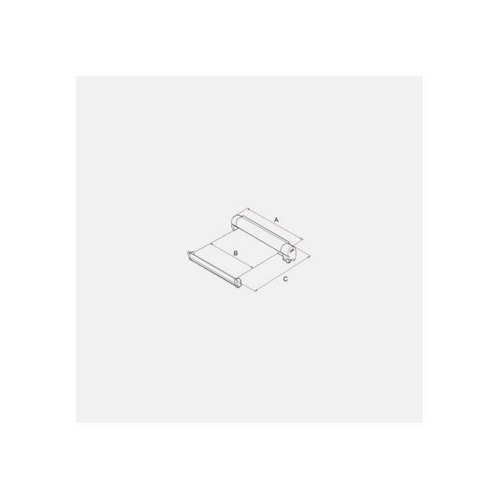 Kit complet F45S 260 PSA - 263x247 cm -Toile: Royal Grey - Boitier: blanc pour Peugeot Expert III à partir de 2016