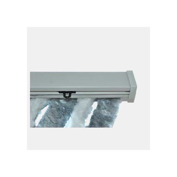 Insectwerend rupsgordijn XXL 205x100 cm voor camper - Grijs wit