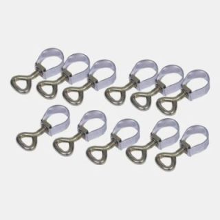 Kit de 10 colliers de serrage à papillon - tube Ø 21-23 mm