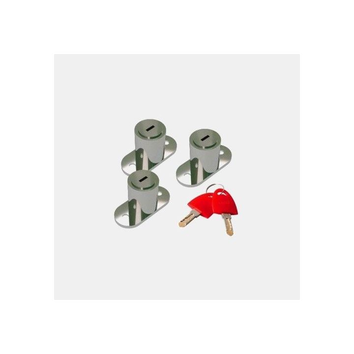 Kit 3 barillets pour serrures Safe Door - Safe Door Frame - Safe Door Magnum - Security 46 Pro Fiamma