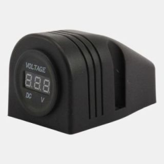 Socle + voltmètre 10-30V - En saillie