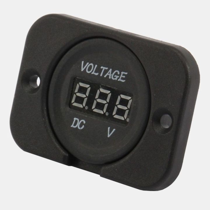 Support & voltmeter 10-30V for embedding