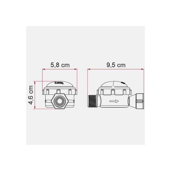 AQUA F 13l min 12V Pompa a membrana FIAMMA - camper e caravan.