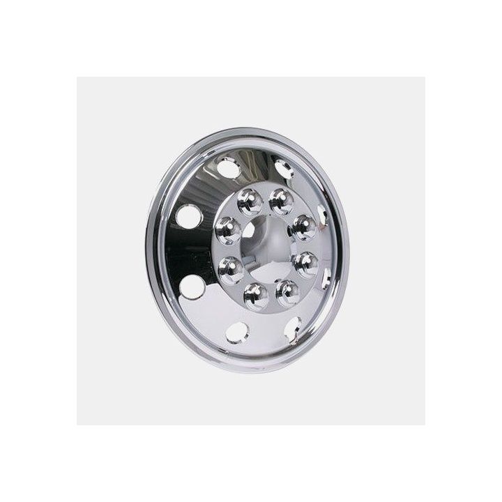 Kit di 4 copricerchi da 15" cromati