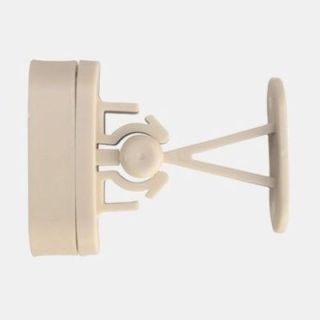 Arrêt de porte + cale crème