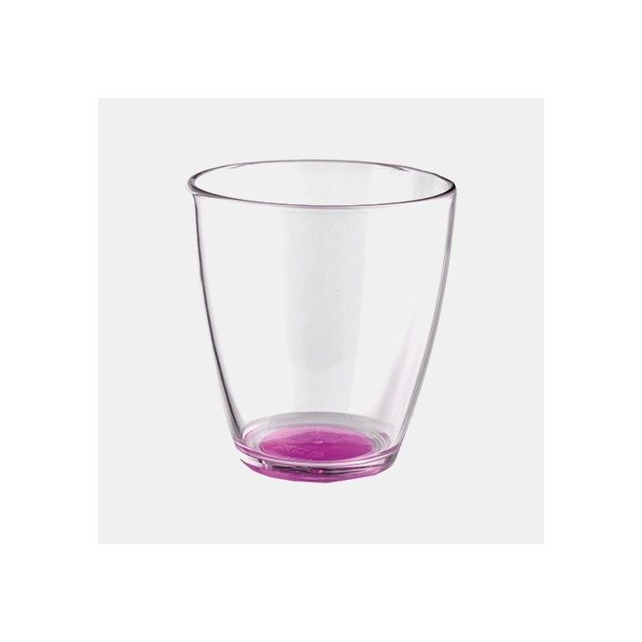 Lot 4 verres fond couleur en SAN anti-glisse