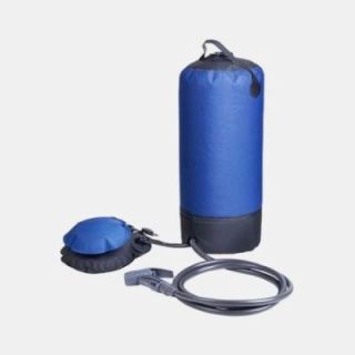 Douchette extérieure + reservoir 12l + pompe à pied