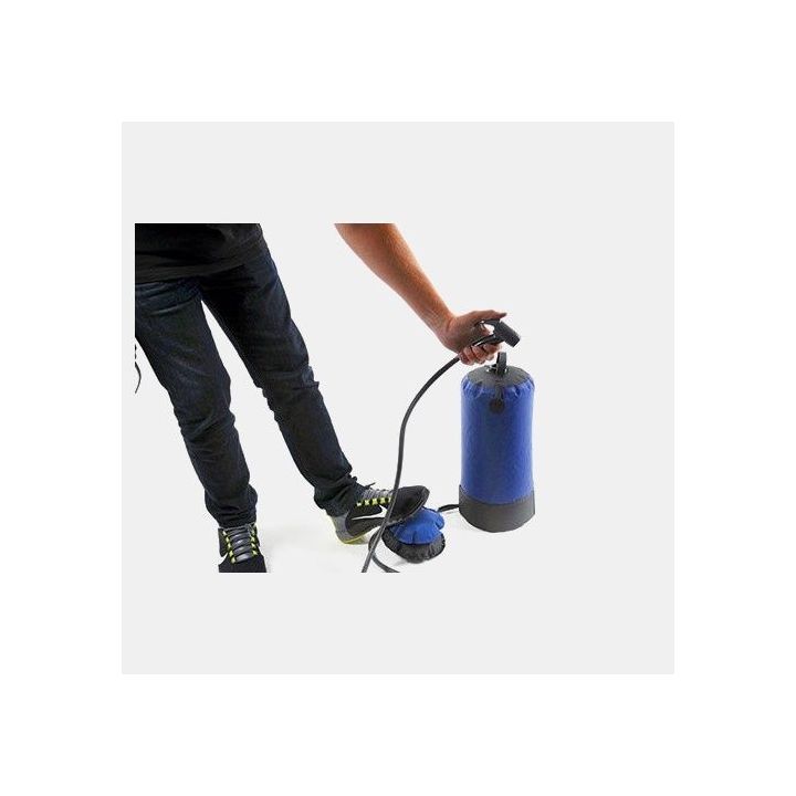 Buitendouche 12l reservoir voetpomp