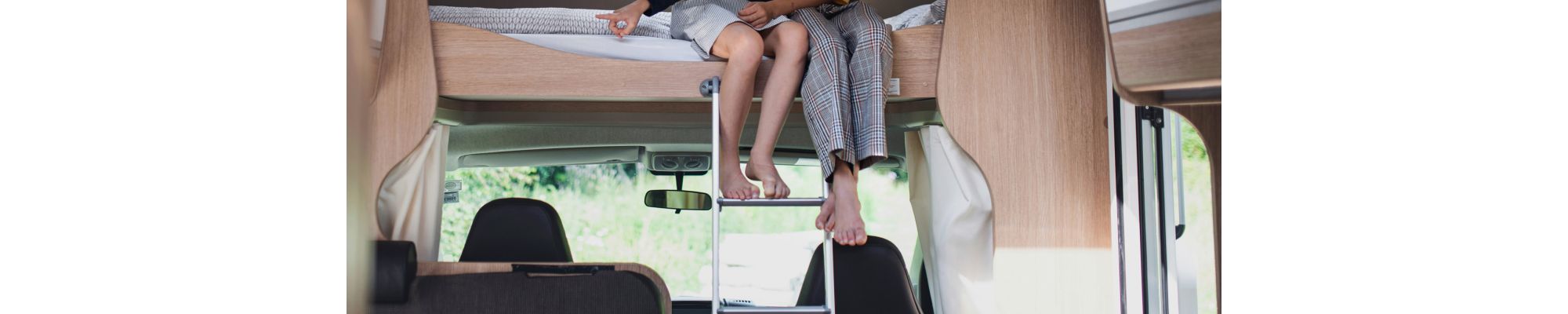Échelles de lit camping-car / van | accès mezzanine sécurisé