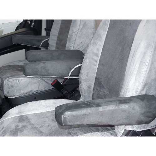 Pair of grey armrest covers Ducato after 07/2006 hindermann75916450
