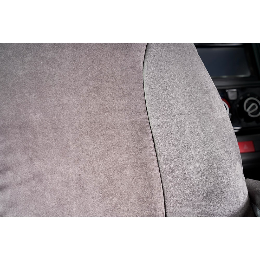 Housse de siège grise pour camping-car FIAT Ducato de 07/2006 à fin 2014 -  hauteur dossier 83.5 cm hindermann7573-6470 - CF10246 